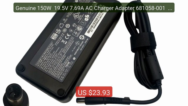 Genuine 150W 19.5V 7.69A AC Charger Adapter 681058-001 For HP En... Best Deal 2026 | Shop Now!
