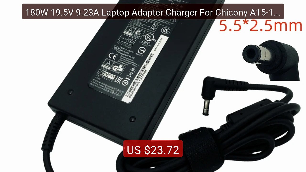 180W 19.5V 9.23A Laptop Adapter Charger For Chicony A15-180P1A... -- Hot Deal 2026 | Limited Offer!
