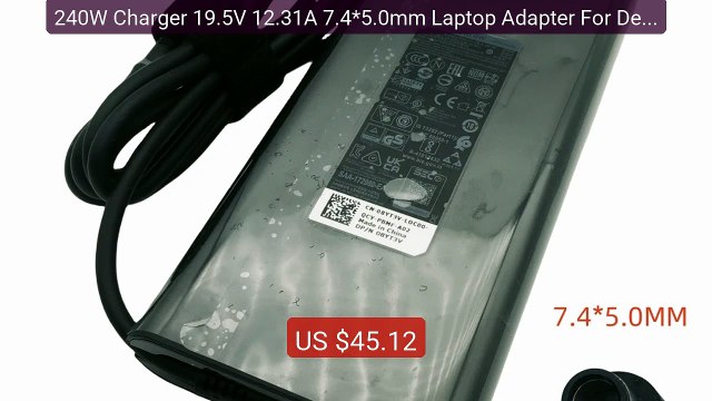 240W Charger 19.5V 12.31A 7.4*5.0mm Laptop Adapter For Dell Precis... Best Deal 2026 | Shop Now!