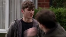 Corrie Seb Franklin Punches Jackson Hodge 20th March 2017 Ep 1