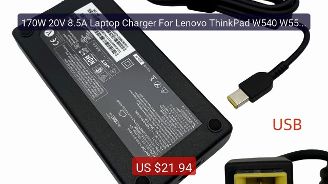 170W 20V 8.5A Laptop Charger For Lenovo ThinkPad W540 W550s P50 P70... Top Rated 2026 | Buy Now!