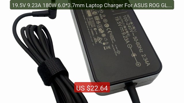 19.5V 9.23A 180W 6.0*3.7mm Laptop Charger For ASUS ROG GL504 S7C G... Best Deal 2026 | Shop Now!