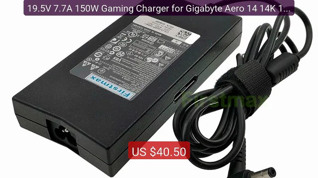 19.5V 7.7A 150W Gaming Charger for Gigabyte Aero 14 14K 15 15W... Hot Deal 2026 | Limited Offer!