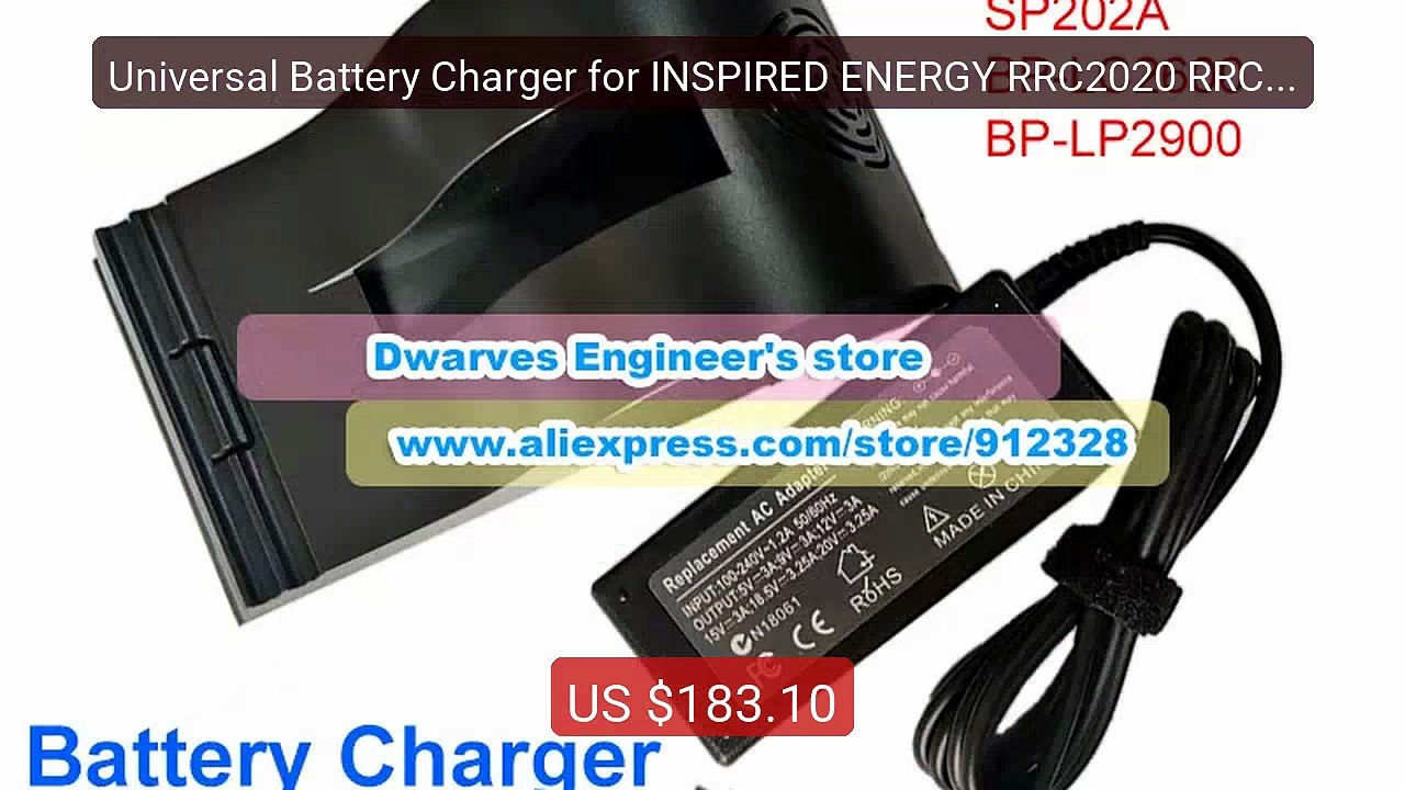 Universal Battery Charger for INSPIRED ENERGY R...
