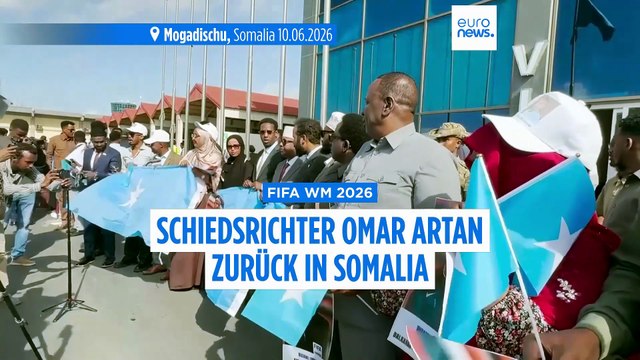Somalias WM-Schiedsrichter Omar Artan nach US-Einreiseverbot daheim gefeiert