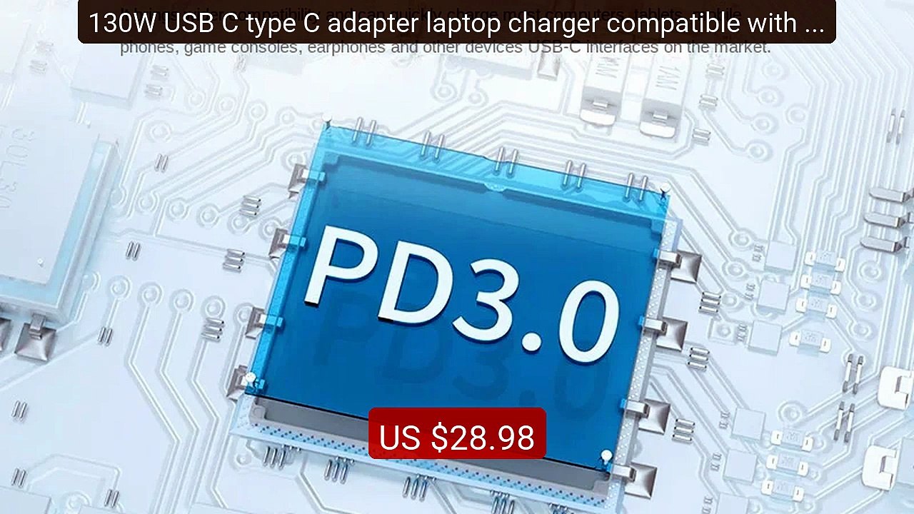 130W USB C type C adapter laptop charger compatible with Dell XPS 1... -- Top Rated 2026 | Buy Now!