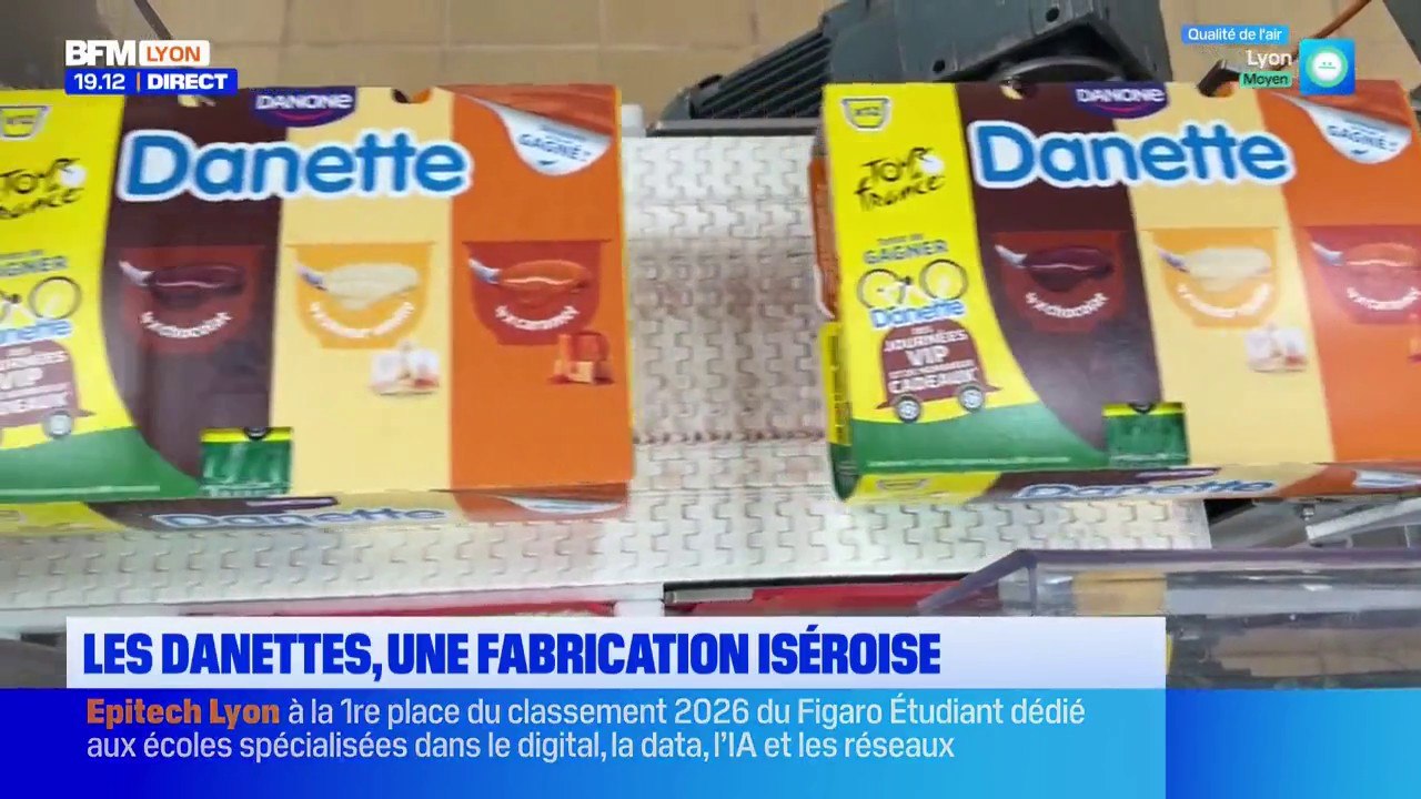 A la découverte de l'usine de Danette, en Isère