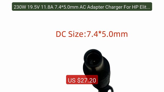 230W 19.5V 11.8A 7.4*5.0mm AC Adapter Charger For HP EliteB... Top Pick 2026 | Unbeatable Price!