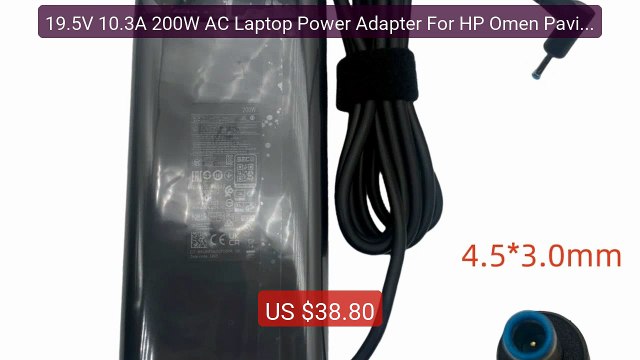 19.5V 10.3A 200W AC Laptop Power Adapter For HP Omen Pavilion Gamin... Top Rated 2026 | Buy Now!