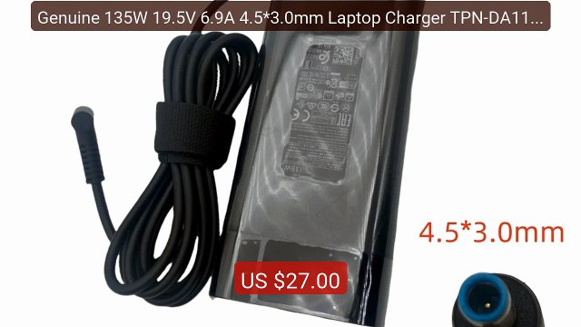 Genuine 135W 19.5V 6.9A 4.5*3.0mm Laptop Charger TPN-DA11 Fo... Amazing Value 2026 | Must Have!