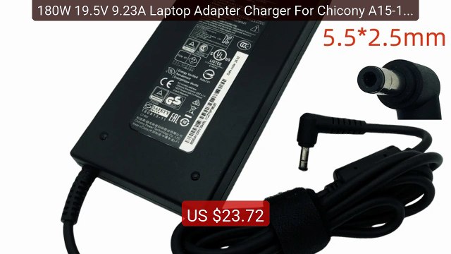 180W 19.5V 9.23A Laptop Adapter Charger For Chicony A15-180P1A Msi... Best Deal 2026 | Shop Now!