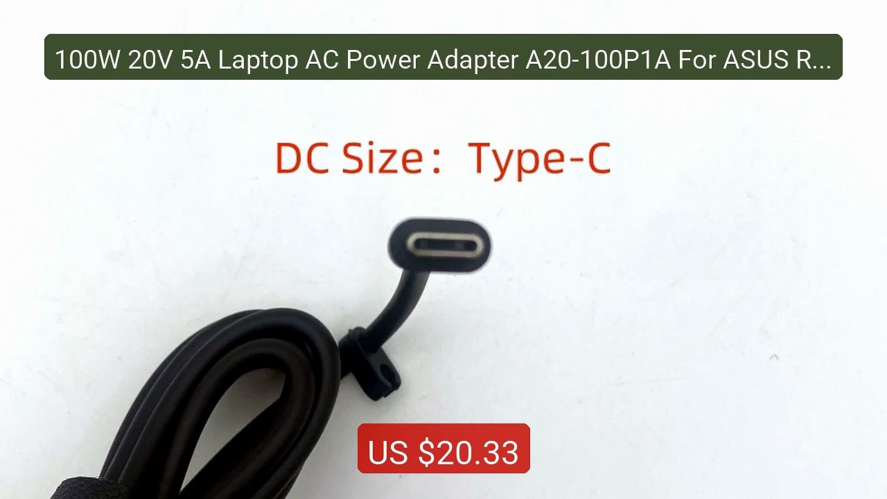 100W 20V 5A Laptop AC Power Adapter A20-100P1A For ASUS ROG Fl... -- Hot Deal 2026 | Limited Offer!
