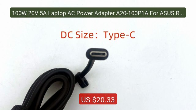 100W 20V 5A Laptop AC Power Adapter A20-100P1A For ASUS ROG Fl... Hot Deal 2026 | Limited Offer!
