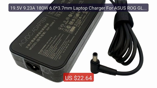 19.5V 9.23A 180W 6.0*3.7mm Laptop Charger For ASUS ROG GL504 ... Amazing Value 2026 | Must Have!