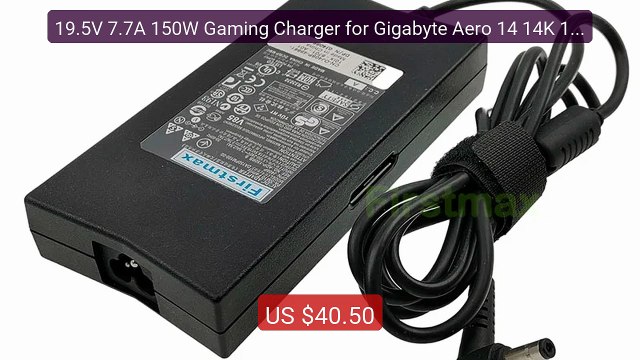 19.5V 7.7A 150W Gaming Charger for Gigabyte Aero 14 14K 15 15W 15W ... Top Rated 2026 | Buy Now!