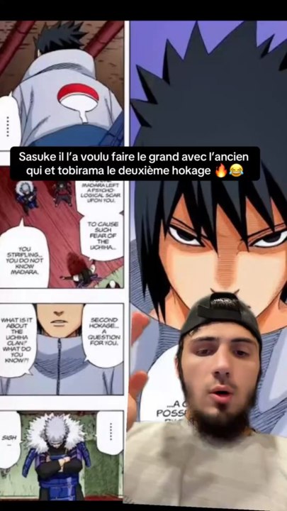 Sasuke il l’a voulu faire peur à qui même 😂
