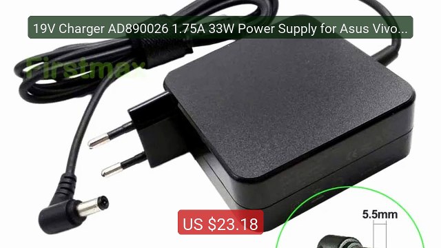 19V Charger AD890026 1.75A 33W Power Supply for Asus VivoBook ... Hot Deal 2026 | Limited Offer!