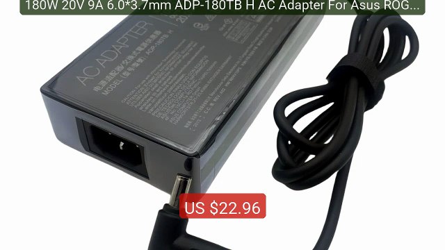 180W 20V 9A 6.0*3.7mm ADP-180TB H AC Adapter For Asus ROG Zep... Amazing Value 2026 | Must Have!