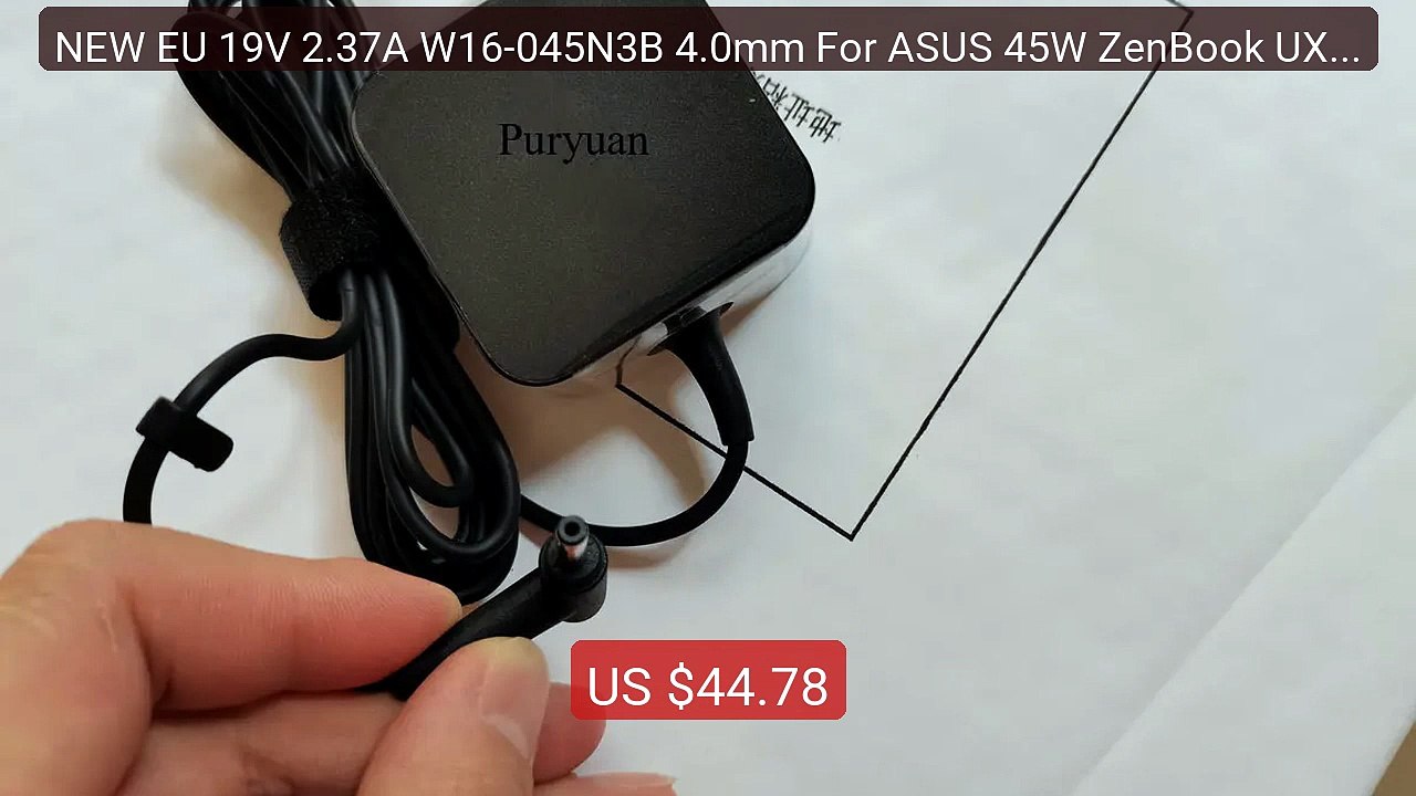 NEW EU 19V 2.37A W16-045N3B 4.0mm For ASUS 45W ZenBook UX431FN-IH7... -- Best Deal 2026 | Shop Now!