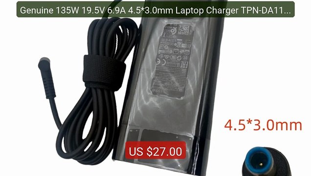 Genuine 135W 19.5V 6.9A 4.5*3.0mm Laptop Charger TPN-DA11 Fo... Amazing Value 2026 | Must Have!