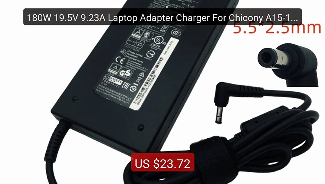 180W 19.5V 9.23A Laptop Adapter Charger For Chicony A15-180... -- Top Pick 2026 | Unbeatable Price!