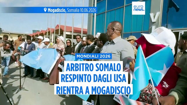 Arbitro somalo dei Mondiali Omar Artan, calorosa accoglienza a casa dopo lo stop dagli Stati Uniti