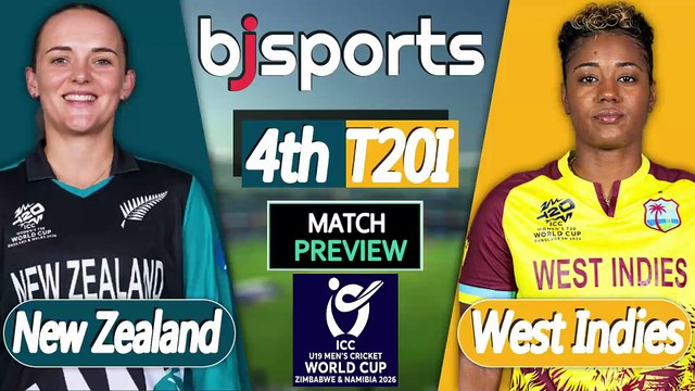 Women's T20 World Cup 2026 | West Indies Women vs New Zealand Women 4th T20I Match Preview
