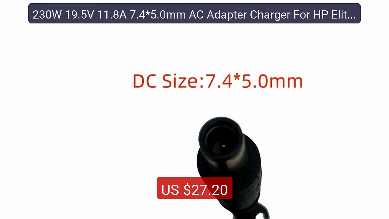 230W 19.5V 11.8A 7.4*5.0mm AC Adapter Charger For HP EliteBook... -- Hot Deal 2026 | Limited Offer!