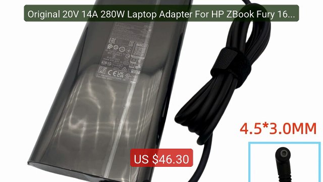 Original 20V 14A 280W Laptop Adapter For HP ZBook Fury 16 G8 G9 G1... Best Deal 2026 | Shop Now!