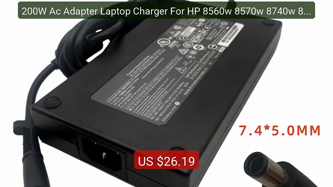 200W Ac Adapter Laptop Charger For HP 8560w 8570w 8740w 8760w 8770w... -- Top Rated 2026 | Buy Now!