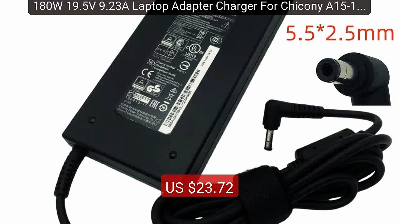 180W 19.5V 9.23A Laptop Adapter Charger For Chicony A15-180P1A Msi... -- Best Deal 2026 | Shop Now!