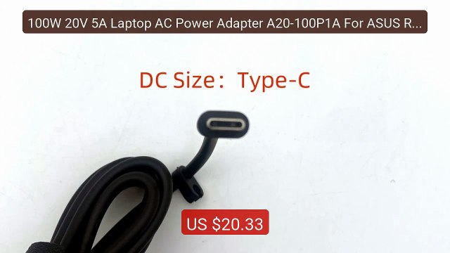 100W 20V 5A Laptop AC Power Adapter A20-100P1A For ASUS ROG Fl... Best Buy 2026 | Great Quality!