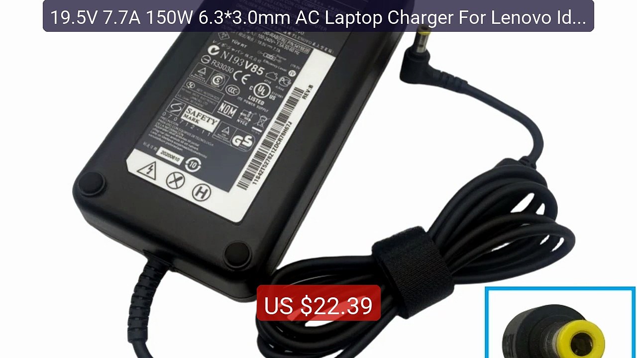 19.5V 7.7A 150W 6.3*3.0mm AC Laptop Charger For Lenovo IdeaCe... -- Amazing Value 2026 | Must Have!