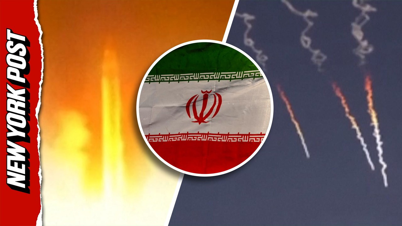 Iran releases dramatic footage of alleged missile attack on US bases