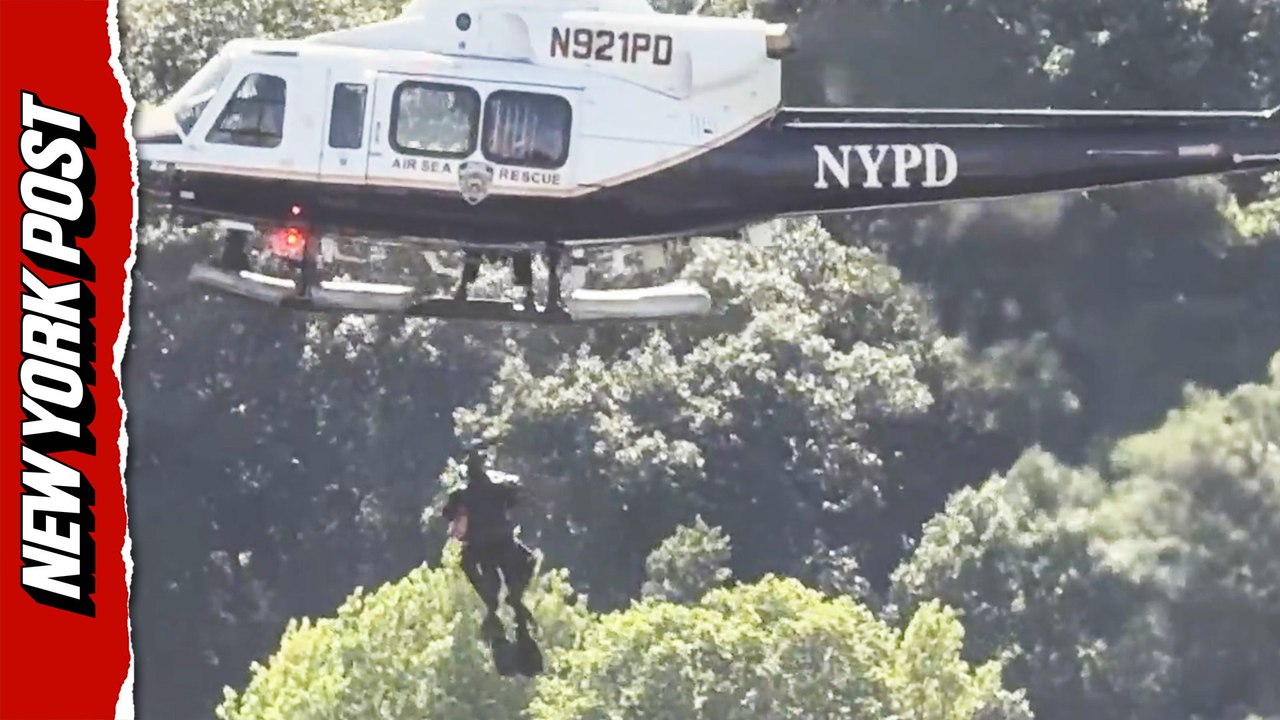 NYPD make dramatic arrest in Central Park lake