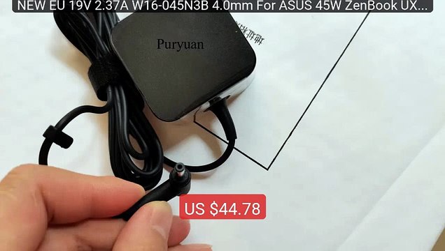 NEW EU 19V 2.37A W16-045N3B 4.0mm For ASUS 45W ZenBook UX431FN-IH7... Best Deal 2026 | Shop Now!