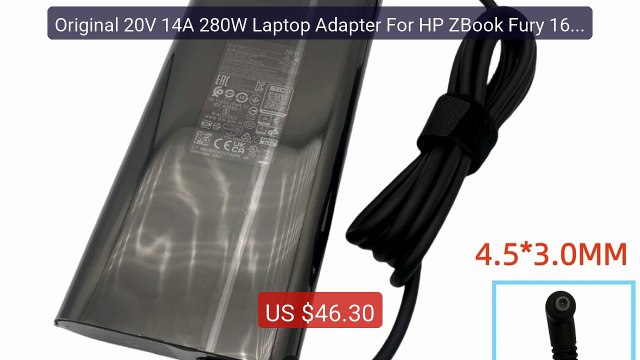 Original 20V 14A 280W Laptop Adapter For HP ZBook Fury 16 G... Top Pick 2026 | Unbeatable Price!