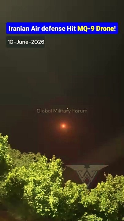 Iran Air Defenses Engage MQ-9