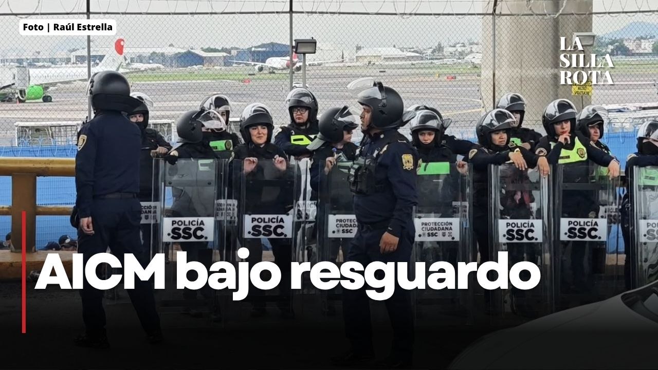 AICM restringe accesos por temor a protestas de la CNTE