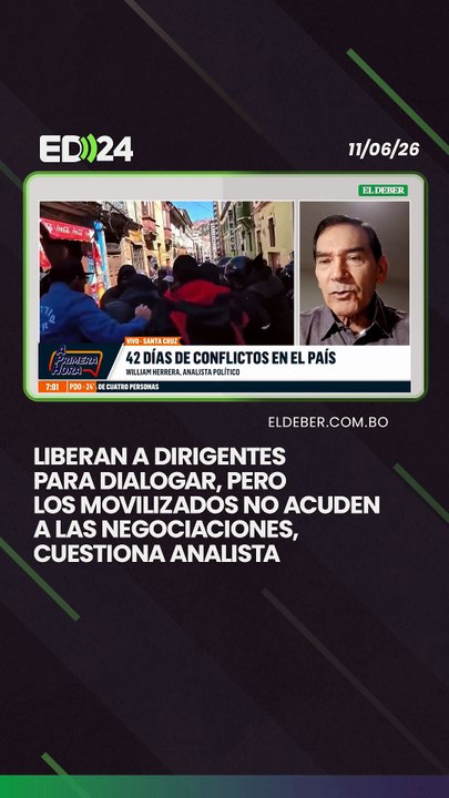 Liberan a dirigentes para dialogar, pero los movilizados no acuden a las negociaciones, cuestiona analista