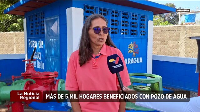 Aragua | Recuperación de pozo de agua potable beneficiará a 5 mil habitantes de Linares Alcántara
