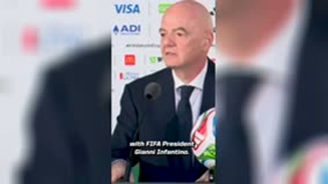 Infantino enjoys his introduction to World Cup opening press conference