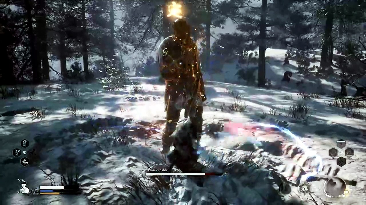 Black Myth  Wukong mini boss fight non capable