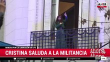 CORTO CFK saluda en la movilización a un año de su proscripción