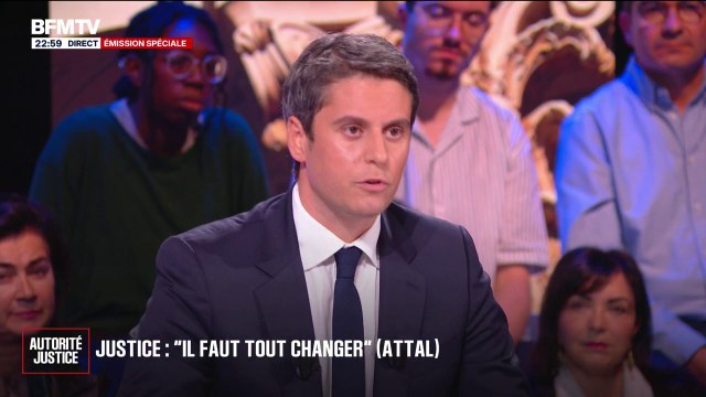 Il faut tout changer dans notre système judiciaire , selon Gabriel Attal, candidat à l'élection présidentielle
