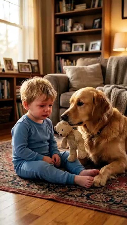 🥺 Loyal Dog Comforts Sad Baby ❤️ | Heartwarming Friendship Story