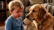 🥺 Loyal Dog Comforts Sad Baby ❤️ | Heartwarming Friendship Story