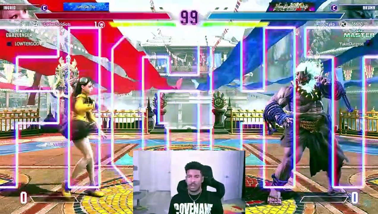 SF6 - LTG LowTierGod Non‑Stop SPAMS with INGRID but a Master Akuma STILL Tilts Him! Street Fighter 6
