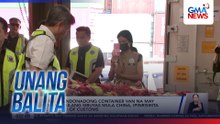 26 na abandonadong container van na may lamang pulang sibuyas mula China, ipinrisinta ng BOC  | Unang Balita