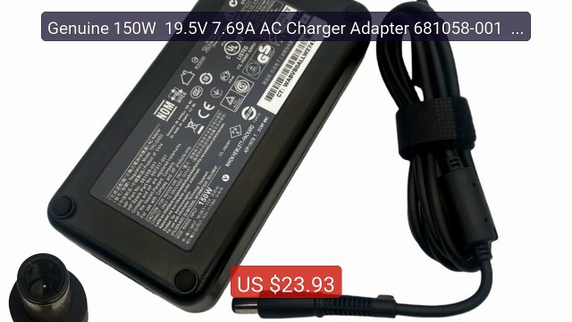 Genuine 150W 19.5V 7.69A AC Charger Adapter 681058-001 For HP Env... Top Rated 2026 | Buy Now!